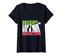 Women's Certified Public Accountant Humor CPA V-Neck T-Shirt