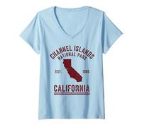 Womens Channel Islands National Park California Est. 1980 V-Neck T-Shirt