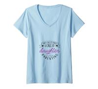 Womens Chaos Coordinator Mother - Daughter V-Neck T-Shirt