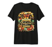 Womens Chapter 57 Mom Fabulous Since 1969 57th Birthday Premium T-Shirt