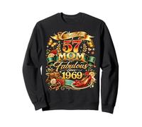 Womens Chapter 57 Mom Fabulous Since 1969 57th Birthday Sweatshirt