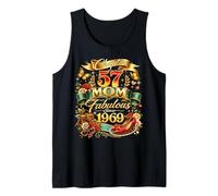 Womens Chapter 57 Mom Fabulous Since 1969 57th Birthday Tank Top