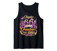 Womens Chapter 66 Fabulous Since 1960 66th Birthday Grandma Tank Top