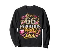 Womens Chapter 66 Fabulous Since 1960 66th Birthday Wife Sweatshirt