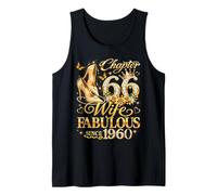 Womens Chapter 66 Fabulous Since 1960 66th Birthday Wife Tank Top