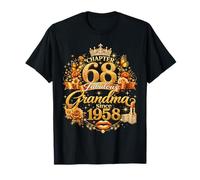 Womens Chapter 68 Fabulous Since 1958 68th Birthday Grandma T-Shirt