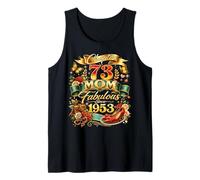 Womens Chapter 73 Mom Fabulous Since 1953 73rd Birthday Tank Top