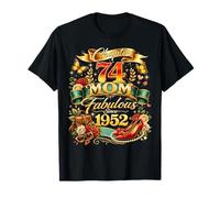 Womens Chapter 74 Mom Fabulous Since 1952 74th Birthday T-Shirt