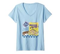 Women's Charleston Chew Vintage Ad Chocolate Nougat Candy V-Neck T-Shirt