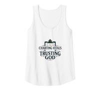 Womens Charting Vitals Trusting God Christian Nurse Faith Tank Top