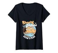 Womens Chasing Peaks - Adam’s Peak V-Neck T-Shirt