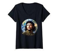 Women's Che-Guevara, Cuba, Revolution, Guerilla, Che V-Neck T-Shirt