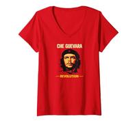 Women's Che Guevara V-Neck T-Shirt