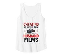 Womens Cheating is More Fun When My Husband Films Swinger Lifestyle Tank Top