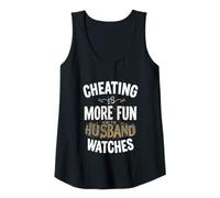 Womens Cheating is More Fun When My Husband Watches Swinger Tank Top