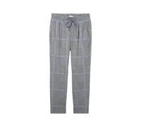 Women's Checkered Trousers Tom Tailor Loose Fit Bleu 44x28