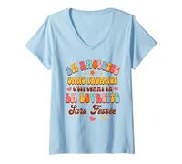 Womens Cheeky Funny Girl Boy Raclette It's Like Doggy Style V-Neck T-Shirt