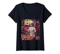 Women's Chef Cook Restaurant Zombie Ghoul Undead Scary Horror Womens V-Neck T-Shirt