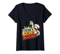 Women's Chef I'm THE Secret Ingredient Funny Chefs Odd Cooking V-Neck T-Shirt