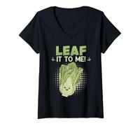 Womens Chef Leave IT to ME Funny Chefs Odd Cooking V-Neck T-Shirt