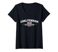 Women's Cheltenham England V-Neck T-Shirt