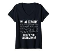 Women's Chemist Science Chemistry Humor Lab Design V-Neck T-Shirt