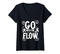 Women's Chi Gong Quigong Chigong Qi Gong Qigong V-Neck T-Shirt