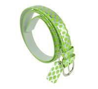 Womens Chic Dress Belt Bonded Leather Polished Buckle - - Large