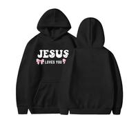 Women's Chic Hooded Sweatshirt, Autumn Letter Print Casual Elegant Loose Fit with Pockets Comfortable Pullover Classic Simple Streetwear Basic Soft Top