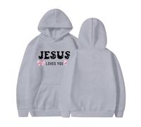 Women's Chic Hooded Sweatshirt, Autumn Letter Print Casual Elegant Loose Fit with Pockets Comfortable Pullover Classic Simple Streetwear Basic Soft Top