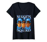 Womens Chicken Nuggets Squad Rap 90s Vintage Men Bootleg V-Neck T-Shirt