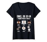 Womens Chicken Rooster Breeder Farmer Chicken Breeder Farm V-Neck T-Shirt
