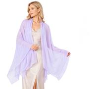 Women's Chiffon Shawl, Plain Navy, Lightweight, 200 x 70 cm, 1 Piece | Semi-Sheer Rectangular Wrap, Wear Over Shoulders Or As A Scarf Or Headscarf, For Weddings, Parties And Everyday Outfits