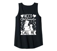 Womens Childcare Provider Need Childminder Call Me Daycare Tank Top