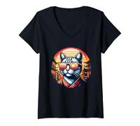Women's China Town and Chinese Vacation V-Neck T-Shirt