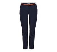 Women's chino pants with cotton belt Only Biana CC Bleu 36x32
