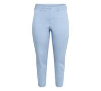Women's chino Trousers KAFFE Curve Leana Bleu 46