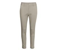 KAFFE Casual Trousers Kalea Women's Chino Trousers Elegant Classic Fabric Trousers, Elephant Skin, 12