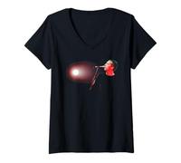 Womens Chris Martin Coldplay Live Parachutes Tour 2000 V-Neck T-Shirt