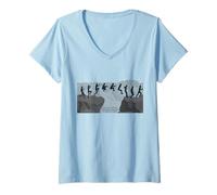 Womens Christian Counselor Faith Mom Leap of Faith Bible Quotes Mom V-Neck T-Shirt