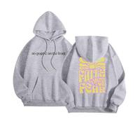 Women's Christian Faith Over Fear Hoodies Cute Jesus Ladies Hooded Pullover Hoodies God Fashion Summer Casual Graphic Beach Outfits Trendy Religious Jesus Saves University Y2K Light Gray