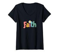 Women's Christian Faith V-Neck T-Shirt