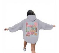 Womens Christian I Will Praise Him In Every Season Preppy Hoodies Plain Jesus 2025 Vintage Pullover Trust In The Lord Sweatshirts for Teens Hooded Graphic Casual Long Sleeve Trendy Grey