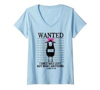 Womens Christian, Lost Sheep Jesus, Wanted I Once was Lost V-Neck T-Shirt