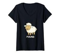 Women's Christian - Lost Sheep, Now Found. V-Neck T-Shirt