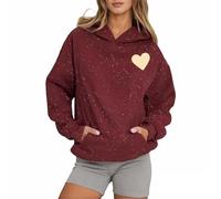 Women's Christian Love Like Jesus Hoodies Y2K Graphic Goth Pullover Sweaters Pray The Lord Comfort with Hood Letter Casual Sweatshirts Workou Thin Religious Trust In The Lord Gothic Red