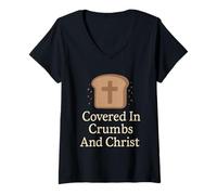Women's Christian Mom Faith Proverbs 31 Bible Study Coffee Gift V-Neck T-Shirt