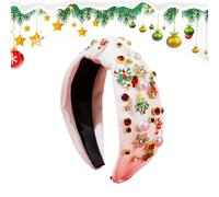 Womens Christmas Headband Stylish Pearl Headwear
