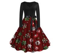 Womens Christmas Jumper,Xmas Temperament Commute Mid Waist Skirt Beauty Retro Temperament Long Sleeve Solid Color Tube Top Sleeve Skirt Womens Wedding Guest Dresses Fall (Grey, womensXL)