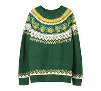 Women's Christmas Jumpers, Christmas Sweaters for Women, Knitted Crew Neck Reindeer Rudolf Snowflakes Christmas Xmas Winter Jumpers Xmas Jumpers Plus Size Jumpers Novelty Pullover Sweater